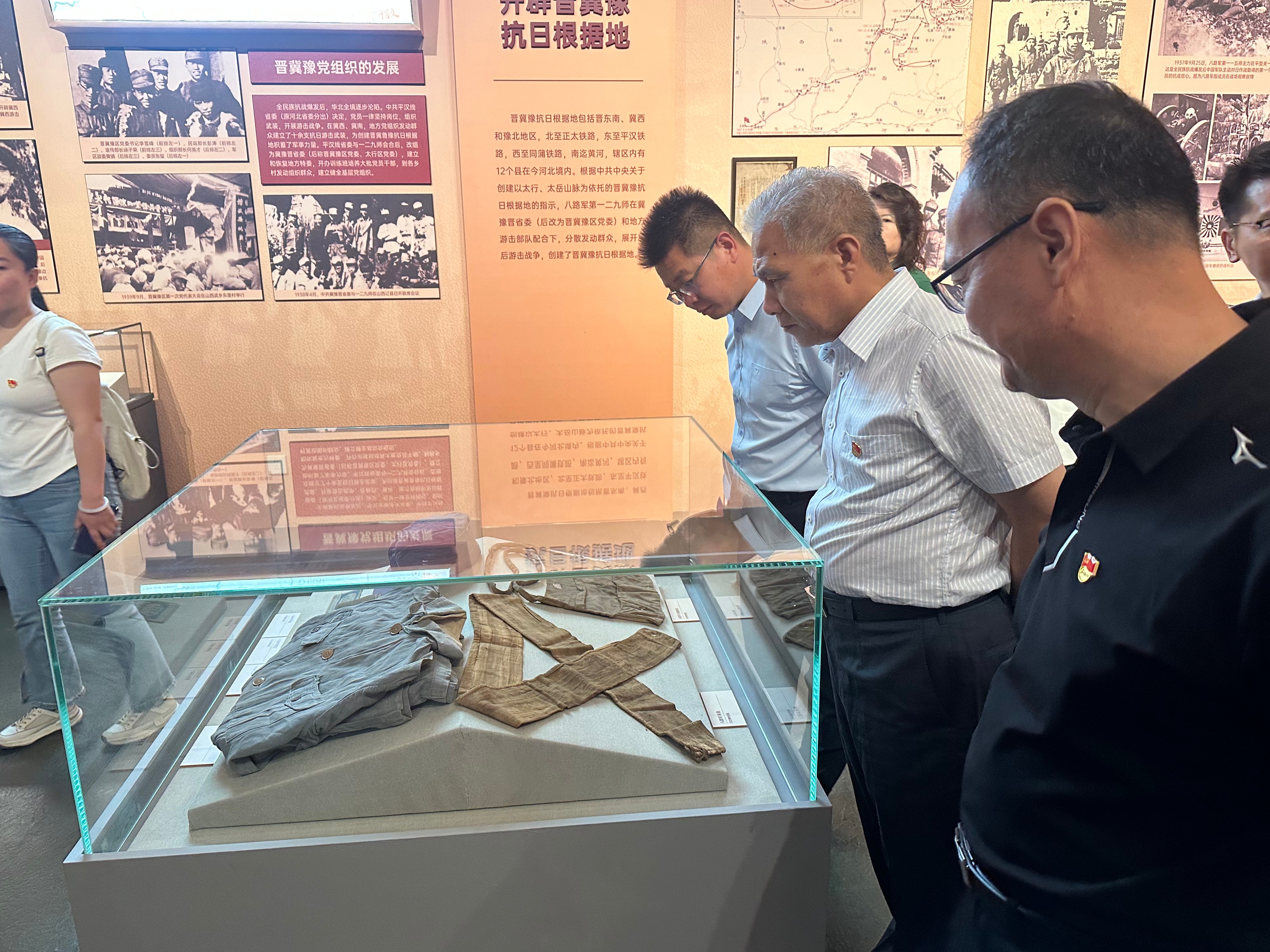 “山河永固——晋冀鲁豫抗日根据地革命文物展”开幕