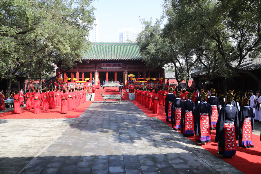 沧州文庙2018年祭孔释奠礼圆满礼成