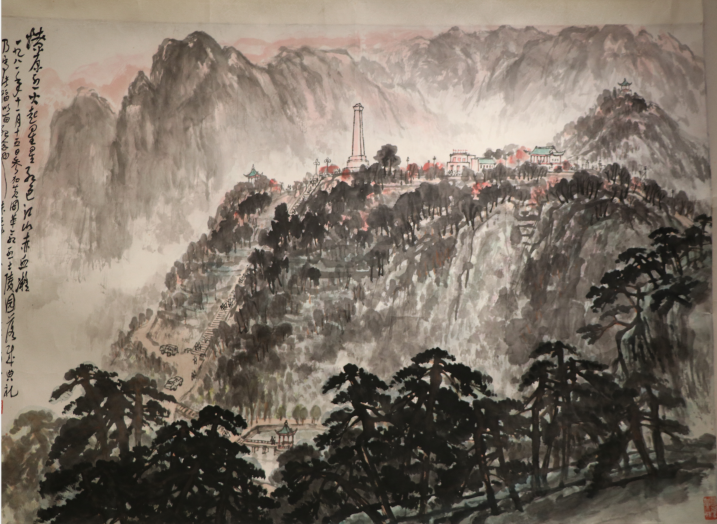 战地黄花——武石同志书画作品展石家庄开展